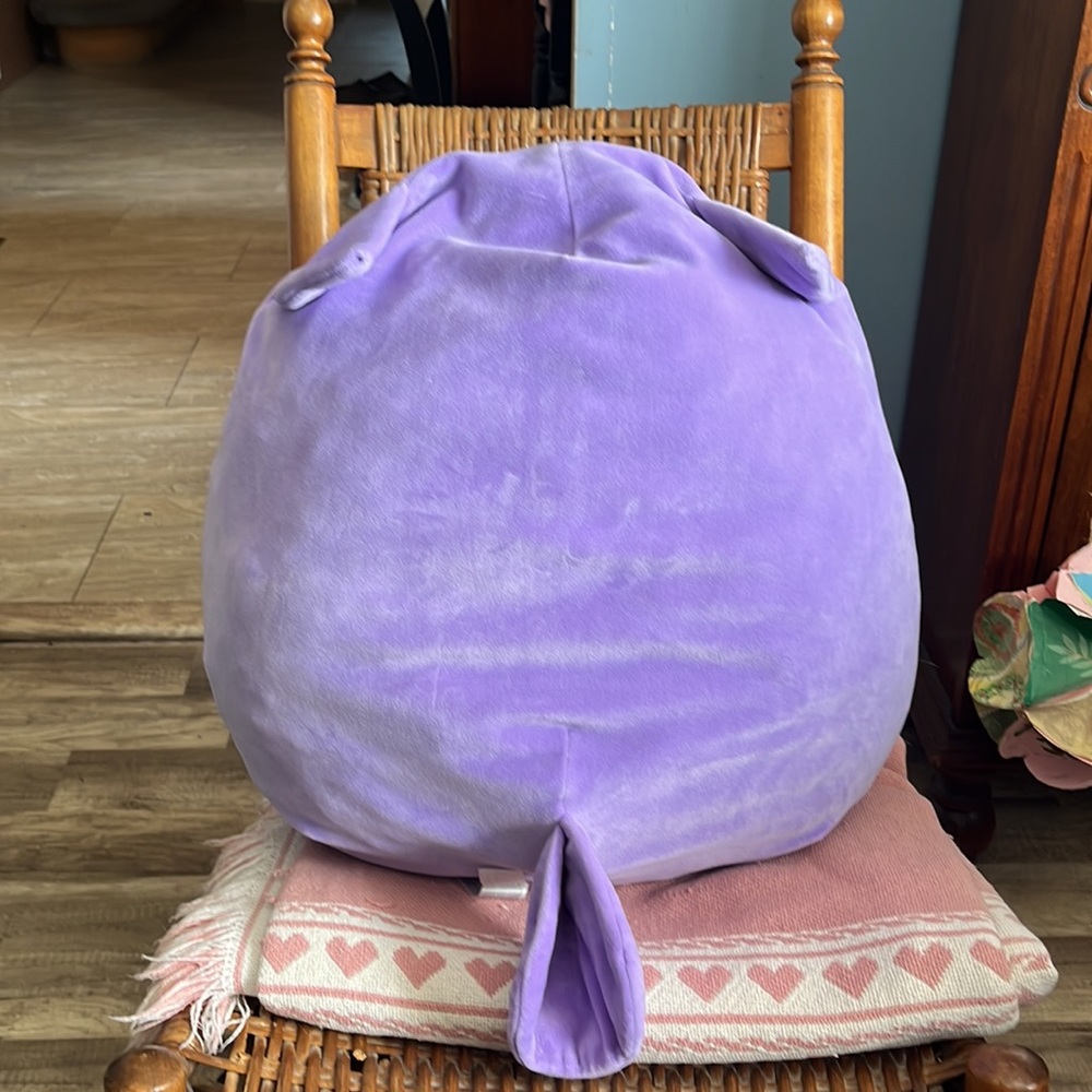 Squishmallows Purple and White Owl Plush - Picture 2 of 3